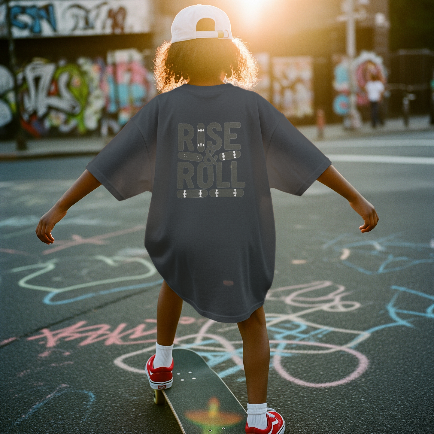 Rise & Skate T - Dark - Youth