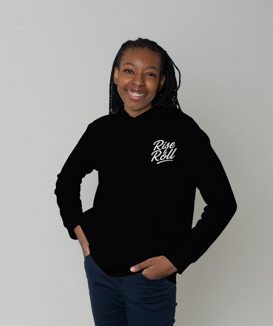 Cursive Logo Youth Hoodie Dark
