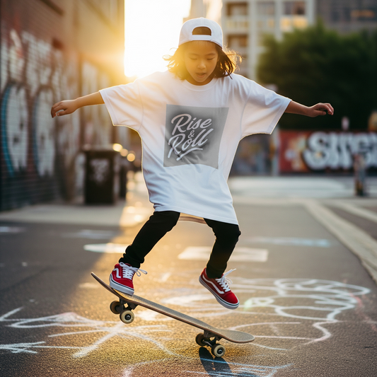 Spray Paint Logo Youth T